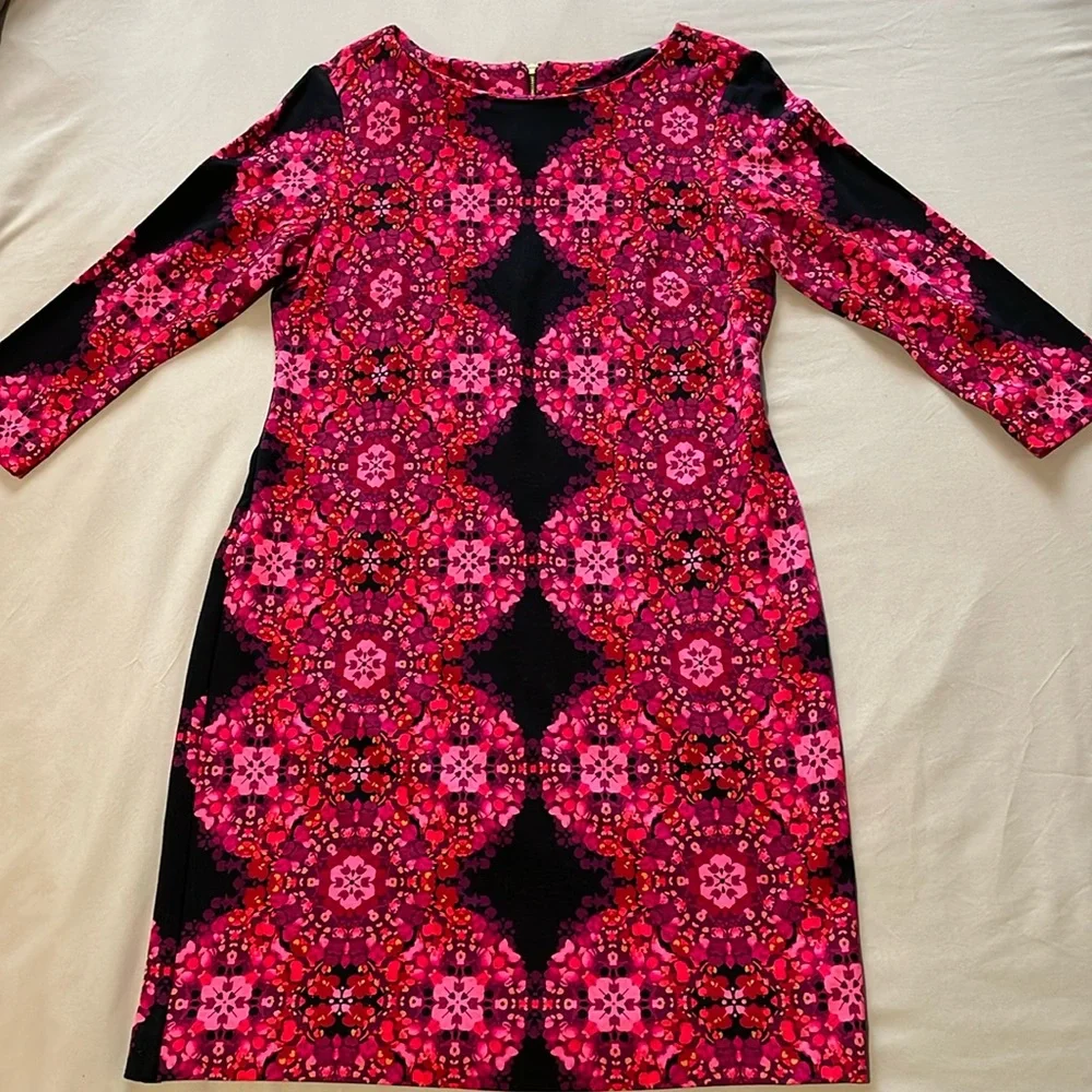 Just…Taylor colorful dress size 8 3/4 sleeves - Picture 4 of 9